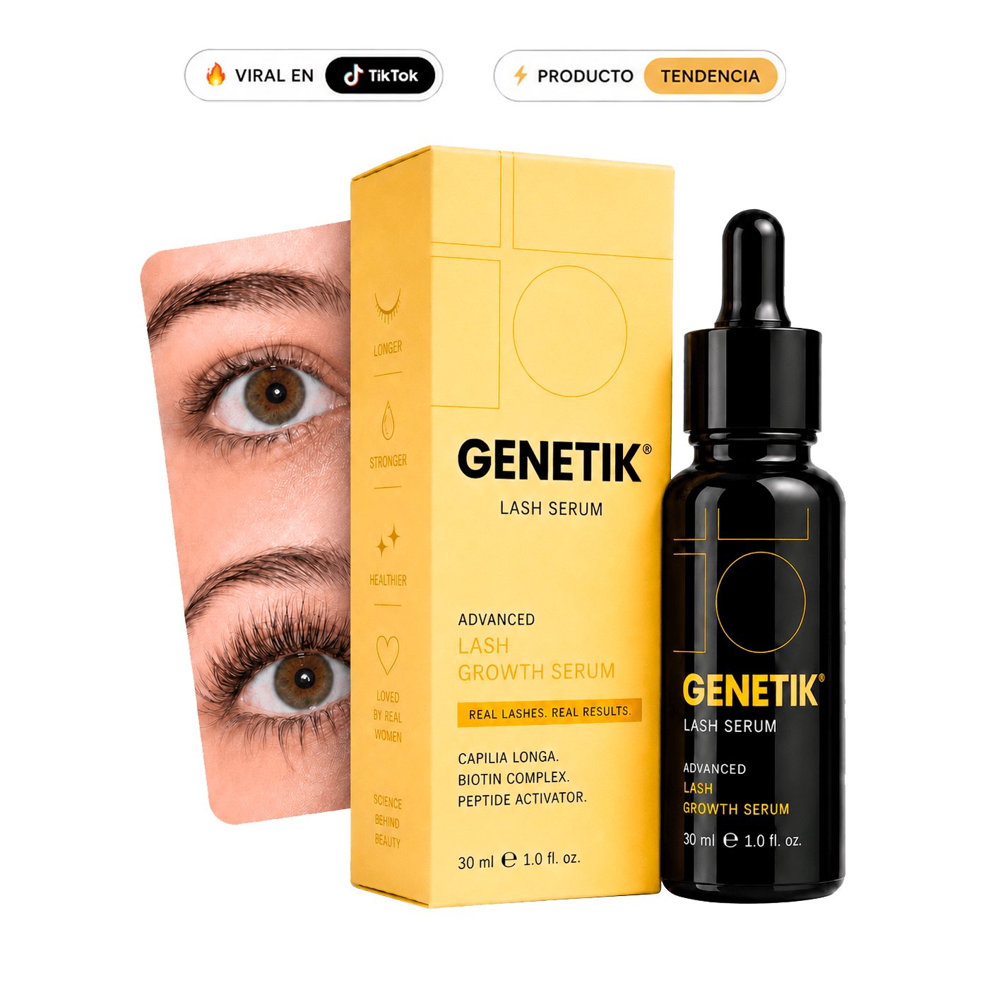 Genetik ® Crecimiento de Pestañas. - Genetik™